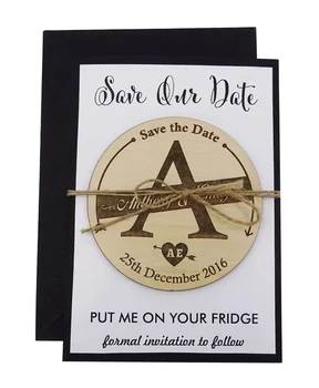 

personalize Thank You heart Wedding wooden Save the Date Magnets Rustic, Custom Wedding Save the Date