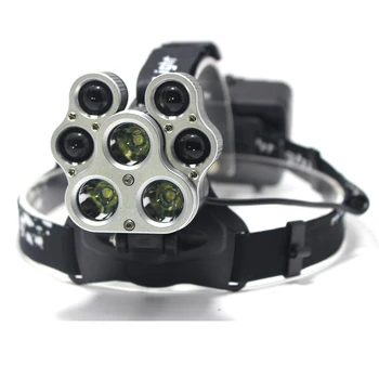 

8000LM XML-3xT6+4xXPE 7LED Headlight USB Flashlight Waterproof Camping Fishing Headlamp lantern Camping tent lantern