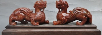 

chinese fengshui Shoushan Stone hand carved pixiu Brave troops Evil beast statue