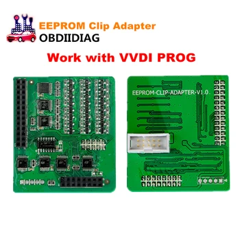 

VVDI-PROG eeprom clip adapter working together with VVDI PROG adapter