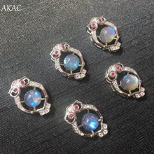 AKAC approx13* 19 мм натуральный Лабрадорит Сова Форма белая медь кулон Подвески для изготовления ювелирных изделий дизайн