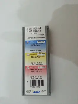 

ISCAR 10 PCS CARBIDE INSERT HP ANCT 070204PN-R IC908