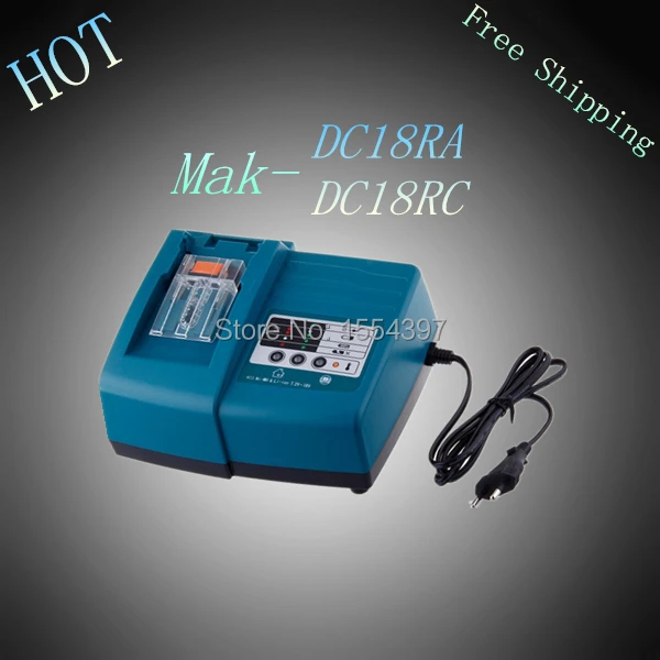 

New Universal Replacement Power Tool Lithium Ion Battery Charger for Makita 18V 14.4V DC18RC DC18RA BL1830 BL1430 Battery Packs