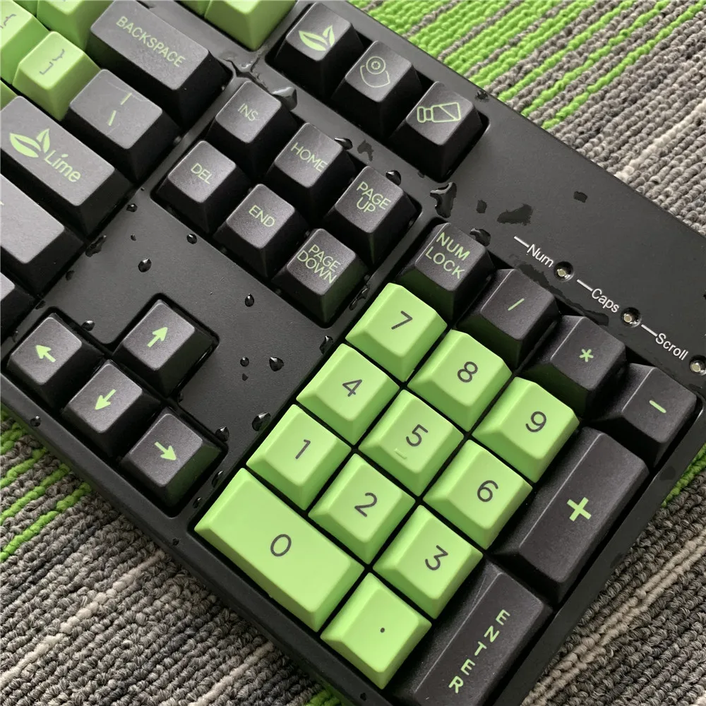 Lime keycap 5-surfaces Dye Sub cherry высота специальное назначение для механической клавиатуры