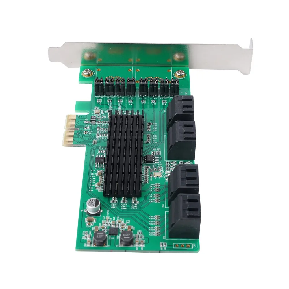 ORICO 8 портов SATA3.0 PCI-E Express карта расширения адаптер 6 Гбит/с PCI Express Marvell 9215 и Marvell 88SM970 чип управления для Windows