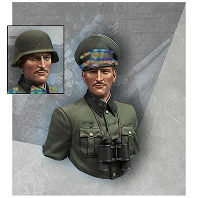 

Unassambled 1/10 ancient soldier officer BUST include one man Historical Resin kit miniature model Unpainted