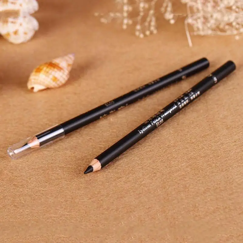 

2Pcs Black EyeLiner Pencil Smooth Waterproof Cosmetic Beauty Makeup Tools Eyeliner Pencil