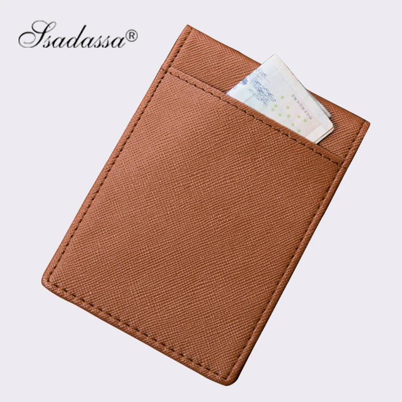 Ssadassa кошелек мужчин Homme брендовые кожаные держатель для карт наличных карман