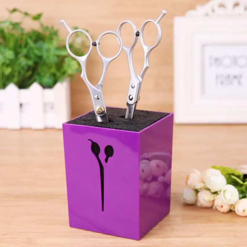 

Professional Hair Salon Combs Scissors Storage Holder Box Case Plastic Hair Cutters Clips Hairdressing Tools Container Holder
