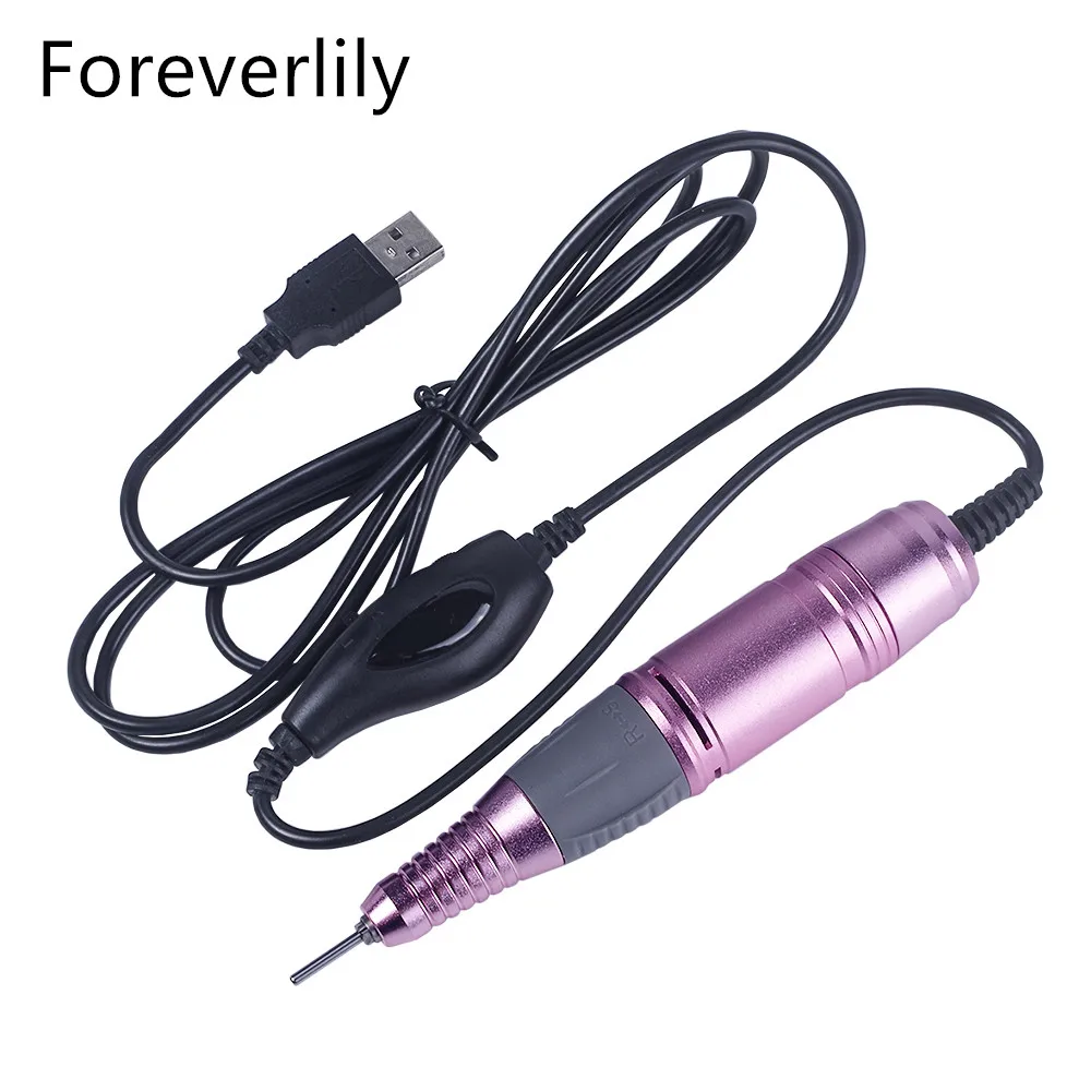 

20000RPM Professional USB Machine Apparatus for Manicure Pedicure Kit Electric File with Cutter Nail Drill Art Polisher Tool Bit