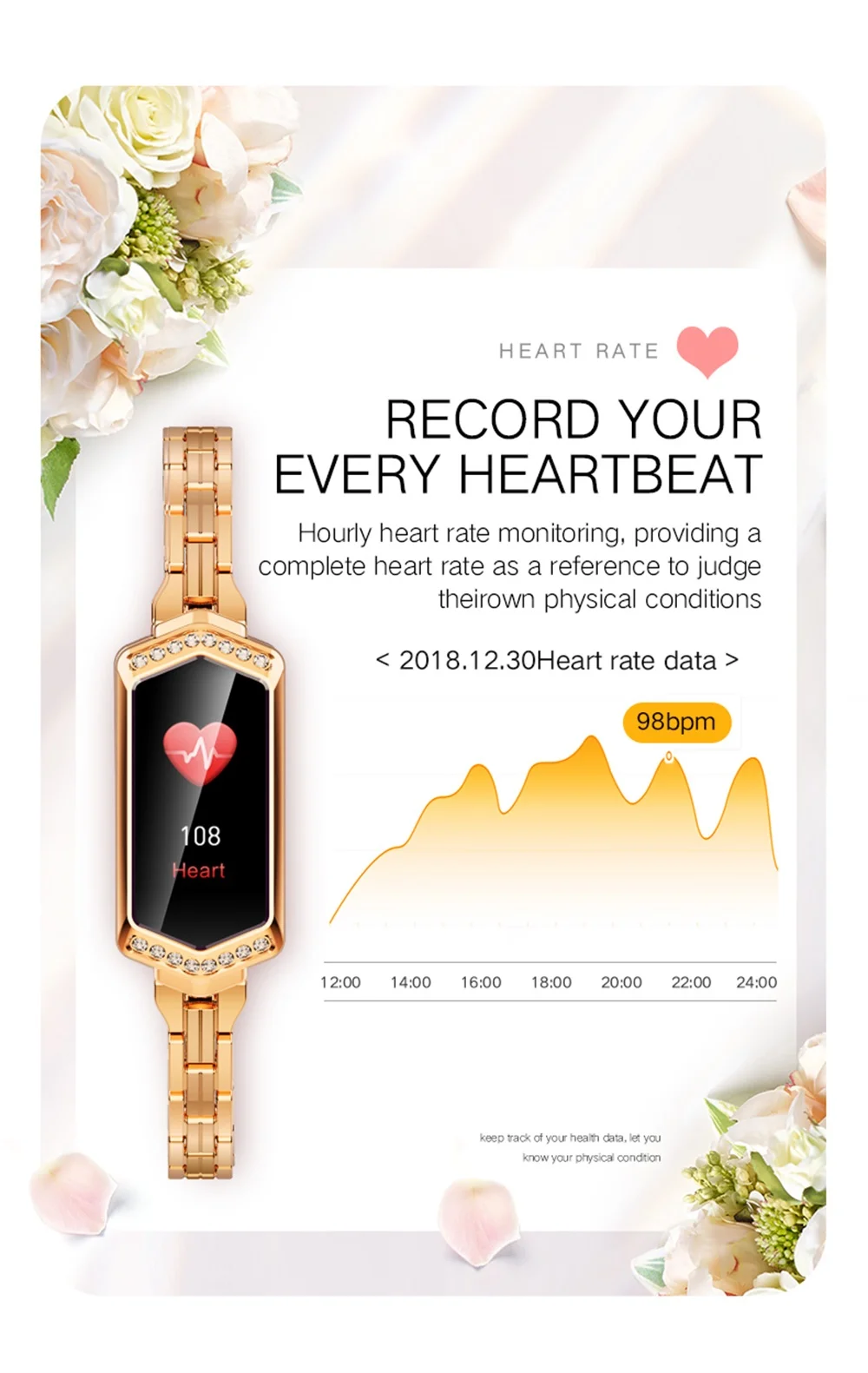 B78 smart watch women Fitness bracelet Heart Rate tracker Monitor blood pressure oxygen smartwatch band best gift for girlfriend