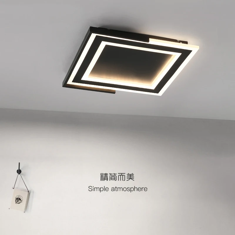 Simple luces de techo LED lámpara de Iluminación para cocina salón dormitorio plafonnier led moderne lámpara de techo