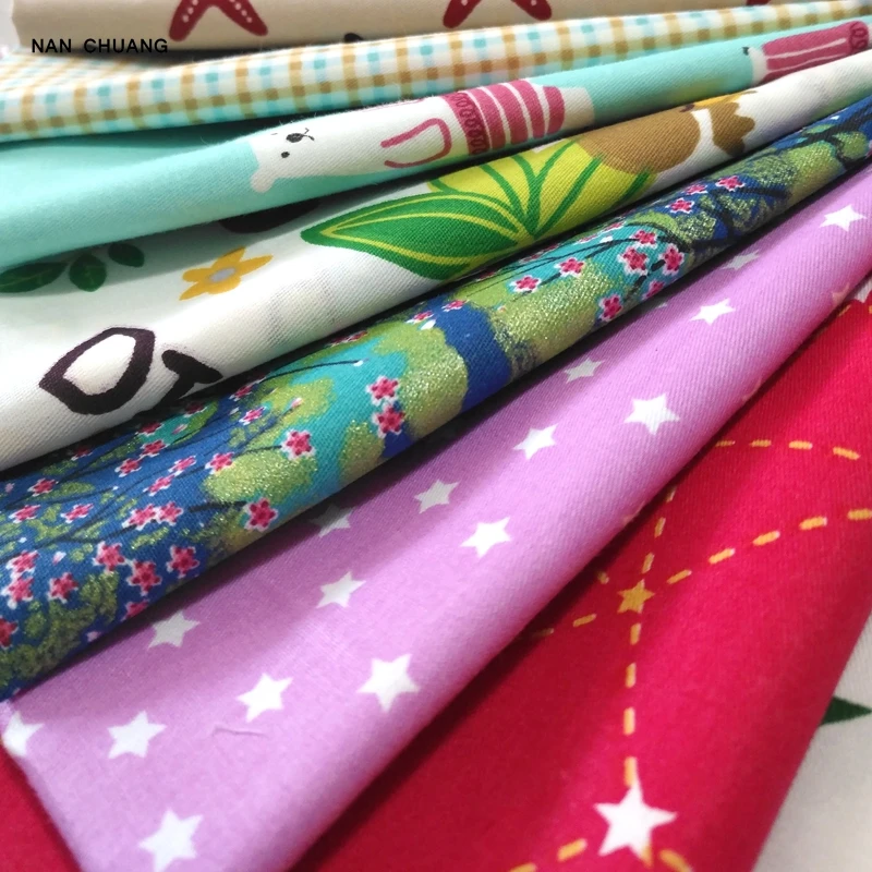 15 шт. хлопковая ткань Nanchuang для лоскутных изделий 20 х24 см|cotton fabric patchwork|fabric patchworkcloth