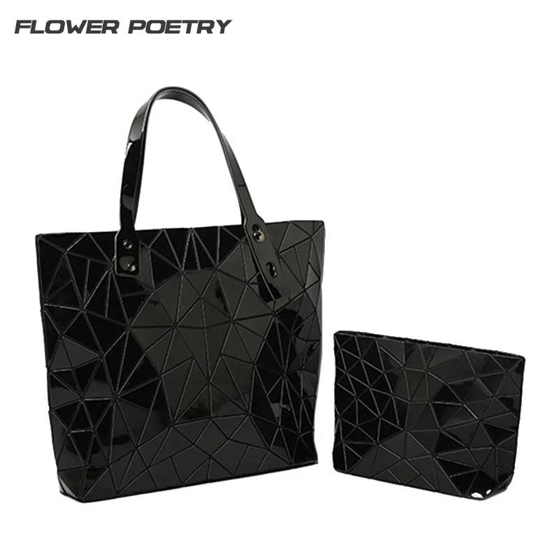 المرأة حقيبة يد الهندسة الترتر سهل للطي حقائب الماركات الشهيرة سلسلة رسول حقيبة crossbody