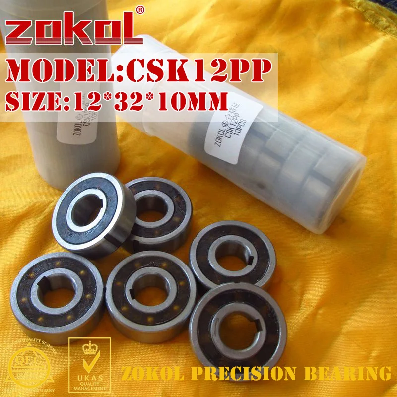 

ZOKOL bearing CSK12PP BB12 ZZ6201 One Way Clutch Bearing 12*32*10mm