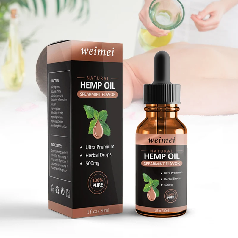 Venta caliente 1 piezas de aceite de semilla de cáñamo orgánico de ayuda para dormir Anti estrés nervio alivio del dolor masaje relajarse Venta caliente 1 piezas de aceite de semilla de cáñamo orgánico de ayuda para dormir Anti estrés nervio alivio del dolor masaje relajarse