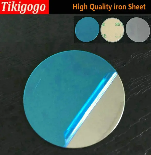 tikigogo 5pcs lot high quality metal plate disk iron sheet for magnetic sheet holder