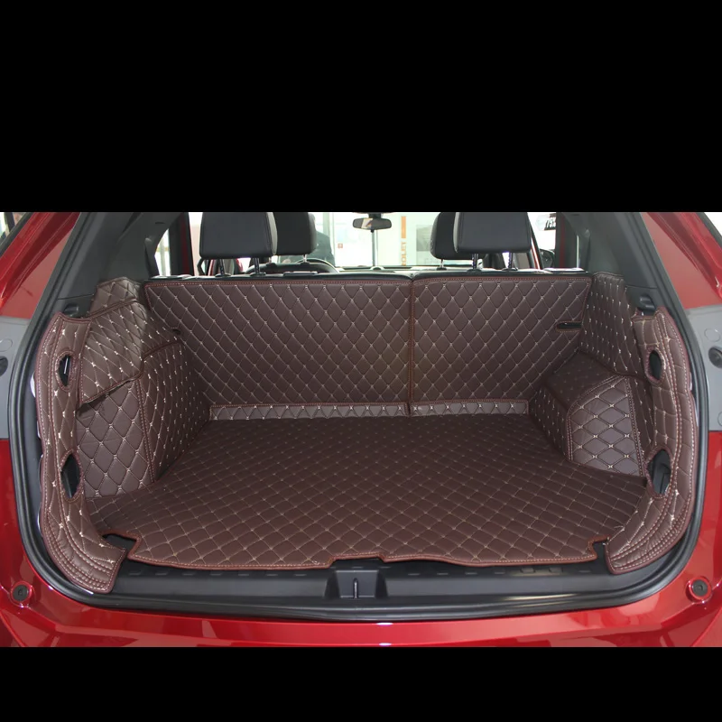 

lsrtw2017 fiber leather car trunk mat for chevrolet Equinox 2017 2018 2019 2020 3rd generation