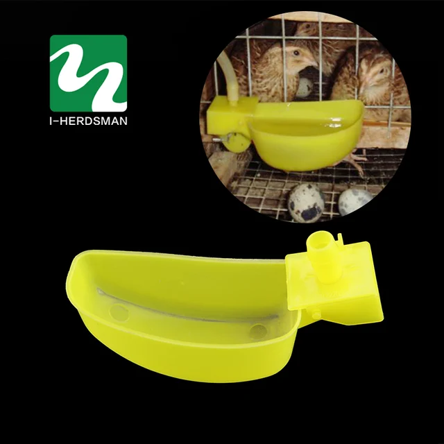 50pcs Automatic Waterer Cups Quail Birds Chicken Water Pheasant