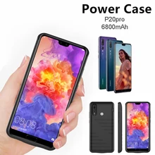 Дропшиппинг 6000 Новинка для HUAWEI P20Pro чехол с аккумулятором мАч перезаряжаемый Расширенный аккумулятор для зарядки резервного питания