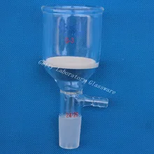 Воронка 100 мл Buchner, c-фильтр грубой очистки, со шлангом 10 мм, 24/29 шарнир.(лабораторная стеклянная посуда