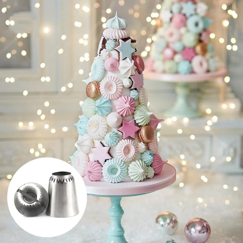 

1 Pcs Lace Flower Ring Cookie/Biscuit Ice Cream Pastry Tips Cake Mold Cake Decorating Tools Icing Piping Nozzles Baking Kitchen