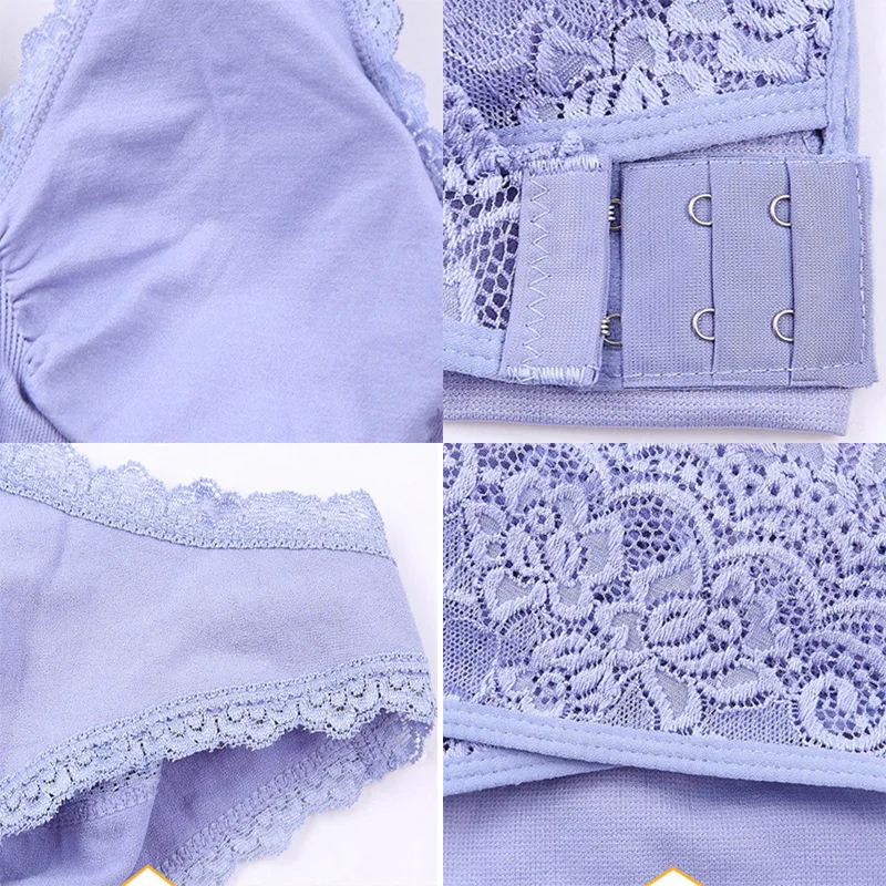 Queenral пикантные Для женщин бюстгальтер отжимать Bralette топик с застежкой спереди
