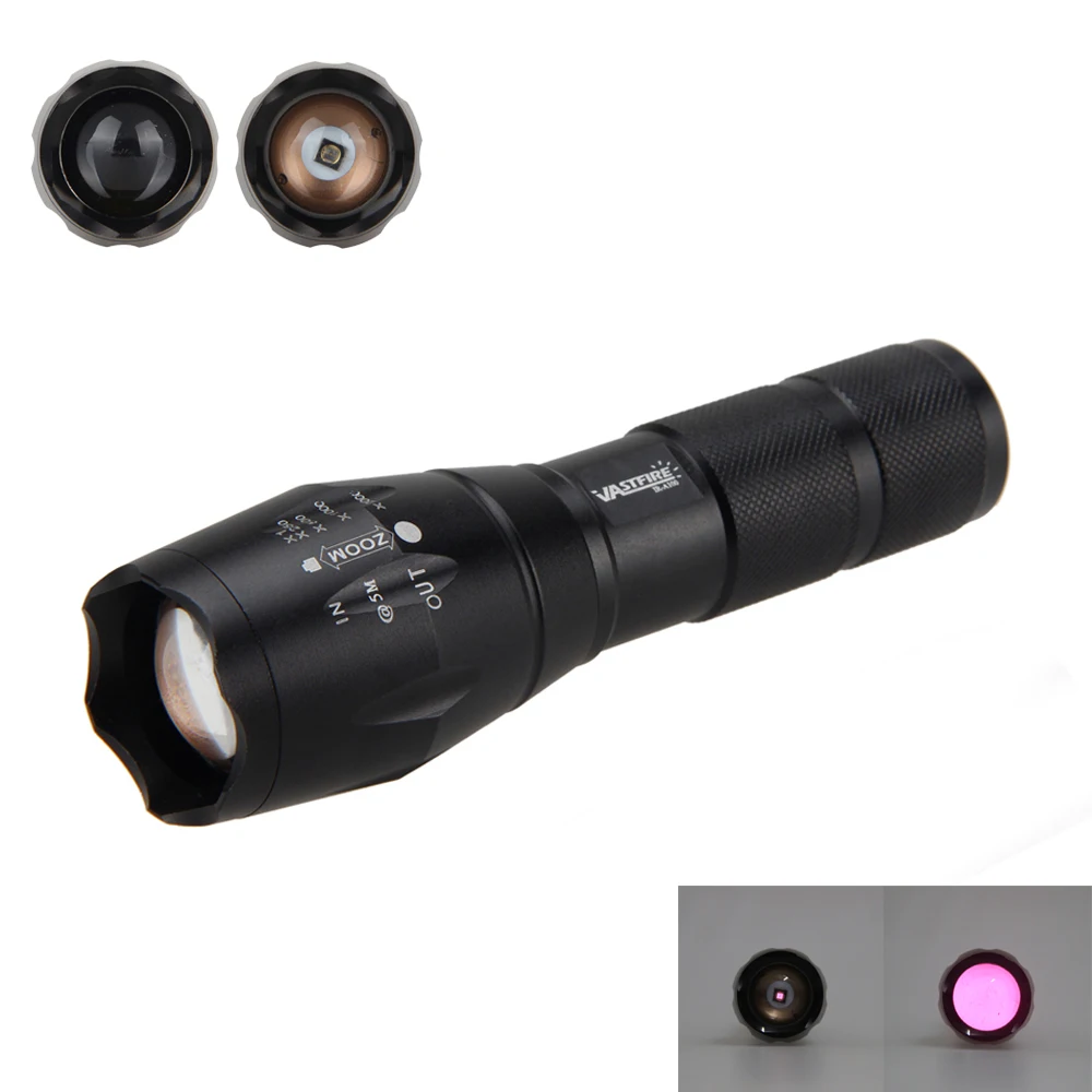 

Night Vision 850nm Led 5W Infrared Zoomable LED Flashlight Hunting Torch Light