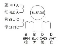 8 wires connection