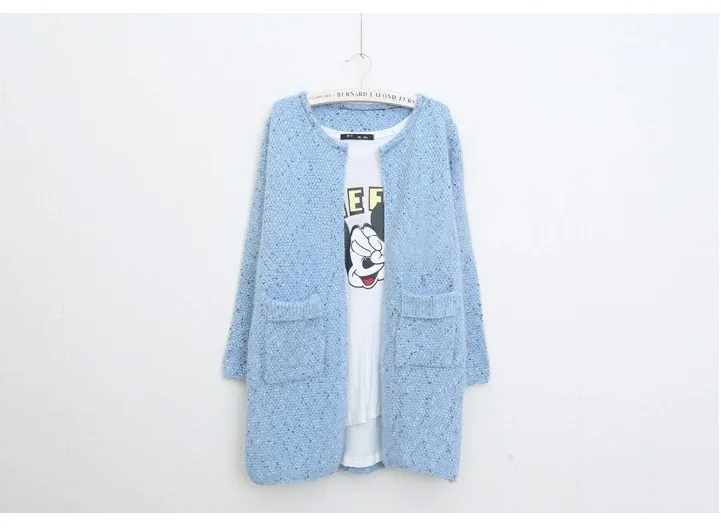

2018 Autumn Winter Fashion Women Long Sleeve loose knitting cardigan sweater Women Knitted Female Cardigan pull femme