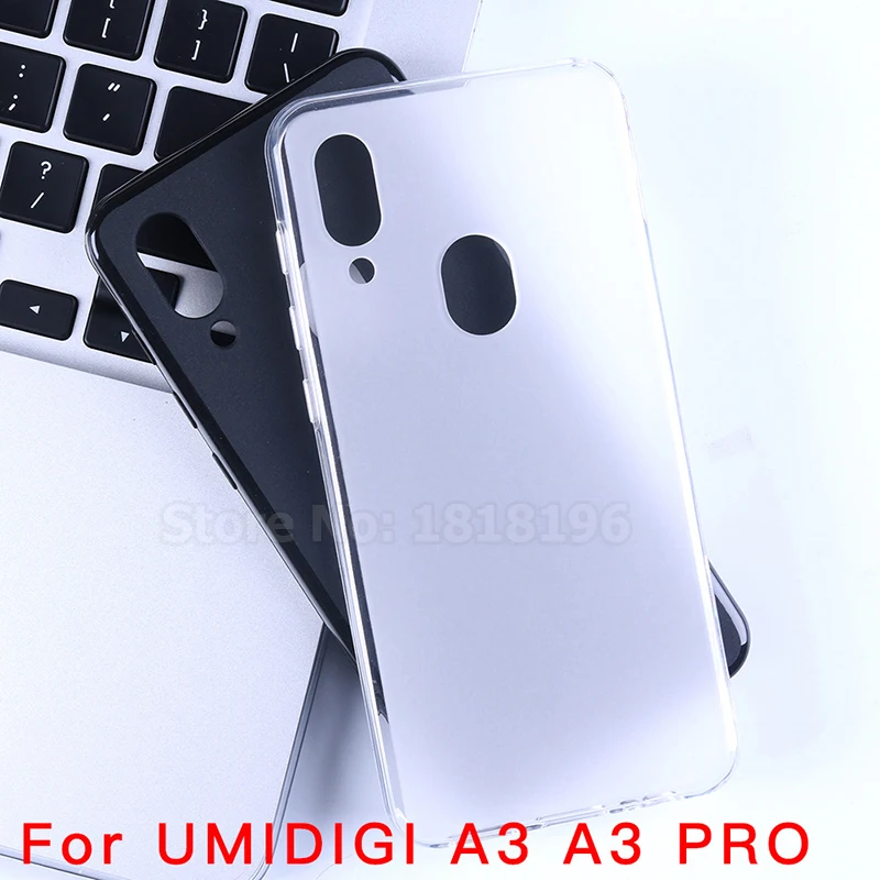 

2 Colors Soft TPU Cover Case For Umi Umidigi A3 Pro Silicone Cover Smartphone Back Shell For Umi Umidigi A3 Pro 4G Phone Case