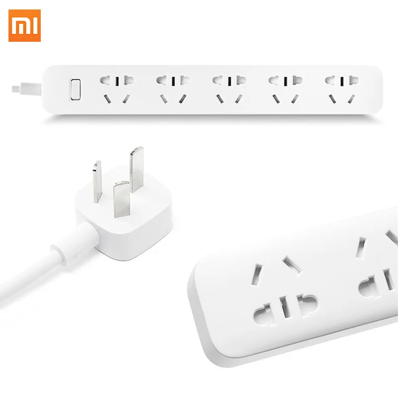 100% Оригинальный Xiaomi штепсельная вилка 5 умных интеллектуальных безопасных