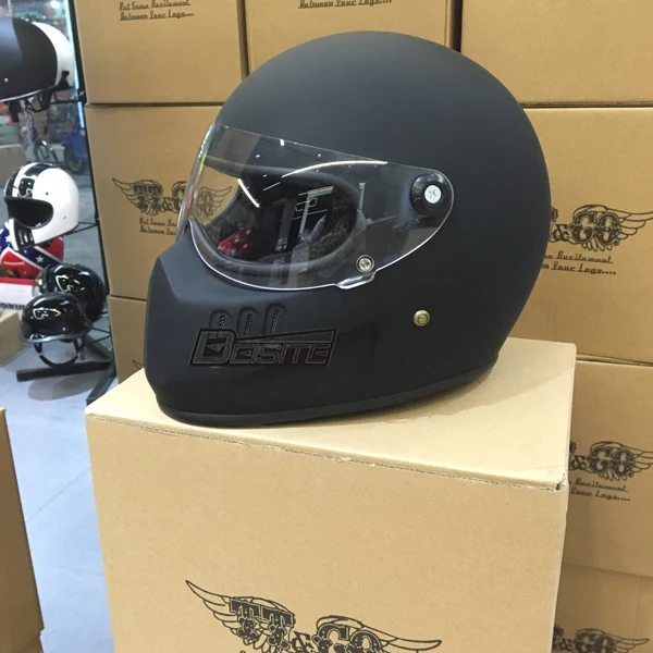 Токийский стиль мотоциклетный яркий черный шлем Чоппер стиль ретро мотоциклетный шлем винтажный шлем призрак всадник шлем