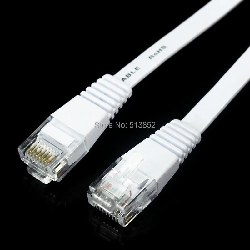 

CAT6 Pure Copper Ultra-thin Flat Ethernet Network LAN Cable 3m PC RJ45 Port Computer Cord for PS3 XBOX GAME