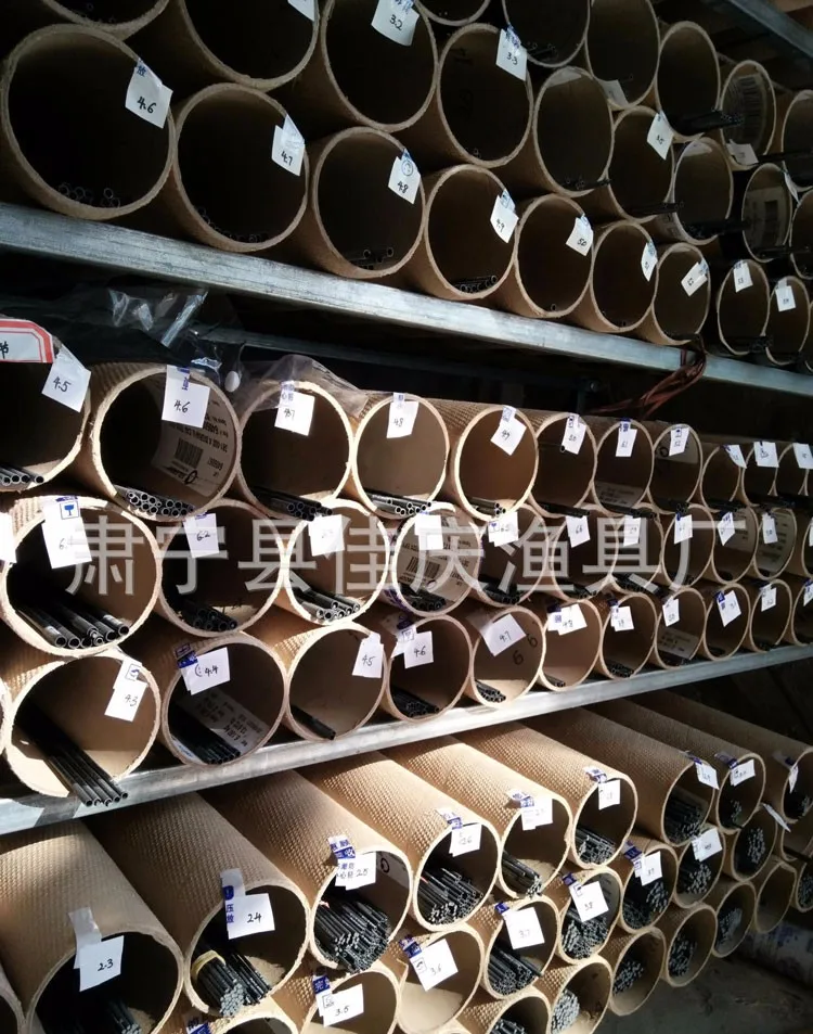 Comprar 2 18 Uds 45 100cm caña de pescar piezas de repuesto de Punta Taiwán caña de pescar tamaño completo sólido y hueco varilla de carbono accesorios por encargo
