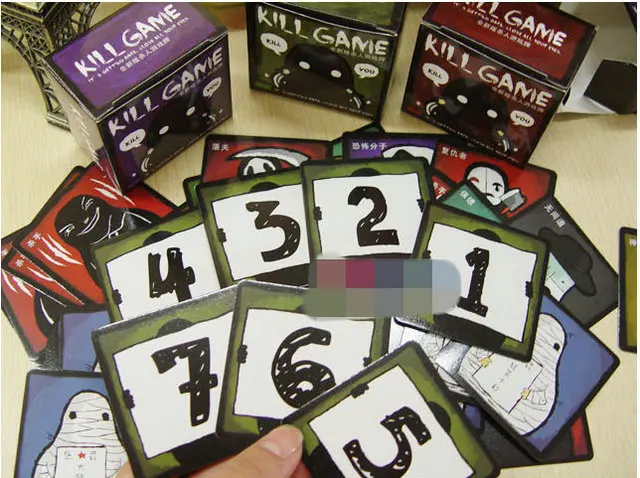 Kille игра Q версия карточная игра Семейные друзья вечерние настольные игры 6*6 см GYH