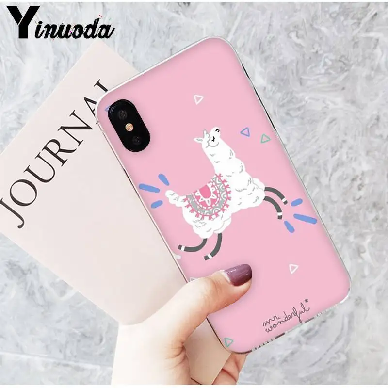 Cute cartoon animal alpaca small dinosaur