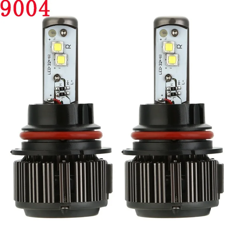 1 пара автомобиля HeadlightH1 H3 H4 H7 H13 880 9004 HB5 80 Вт 6000 К светодиодный лампы Авто внешний свет K7 автомобильных фар источник света