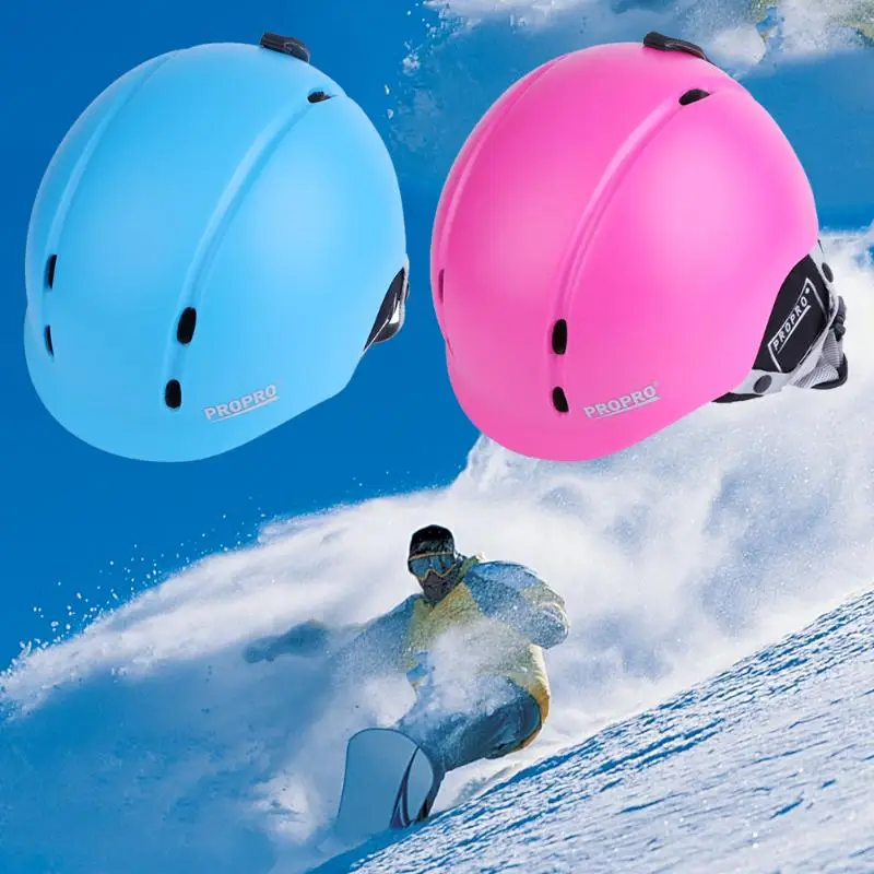 Шлем для катания на лыжах, спортивные шлемы для скейтбординга с полулицевой головкой, со съемной подкладкой, зимний теплый детский шлем