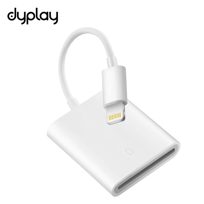 dyplay for Lightning to SD Card Reader OTG Adapter for iPhone6 7 8 X