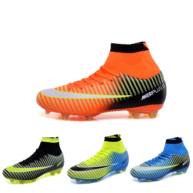 FG fútbol de los zapatos de los hombres de los XI botas TF de tobillo interior zapatillas de fútbol de césped superfly futbol Zapatos de deporte Zapatillas de deporte 801