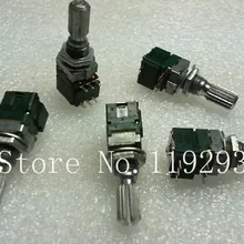 [BELLA] 09 Тип сдвоенный потенциометр Япония ALPS/двойной 6 футов 103B B10K B10KX2 с переключателем- 10 шт./лот