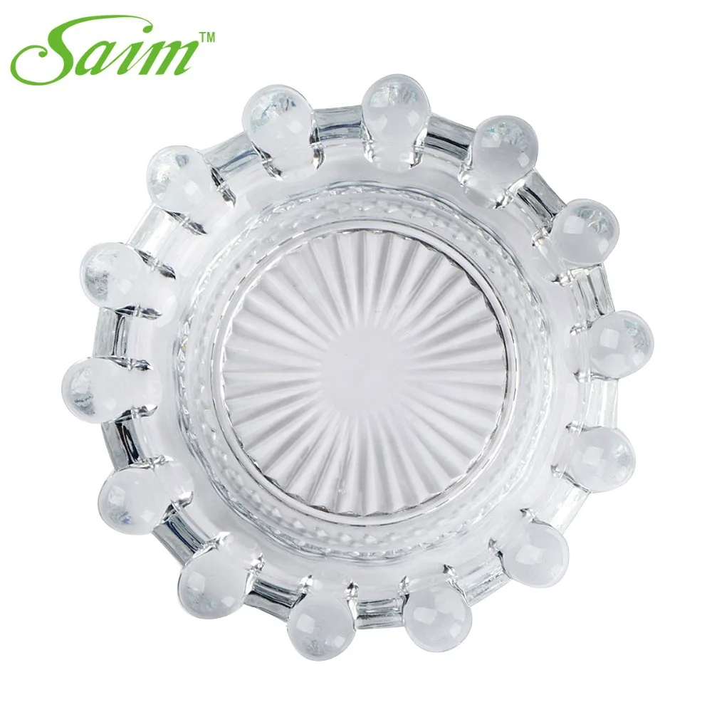 1PCS Ashtray,Glass Ashtray For Outdoor And Outside Decorative (Diameter