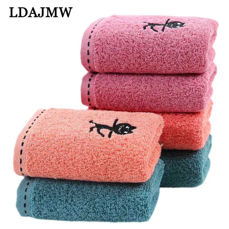 LADJMW Bamboo Fiber Towel Adult Thick Bathroom Super Absorbent 34x75cm Home Textile Products | Дом и сад