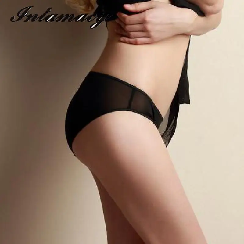 

100% real silk non-trace briefs ,female breathable low-rise sexy non-trace underwear