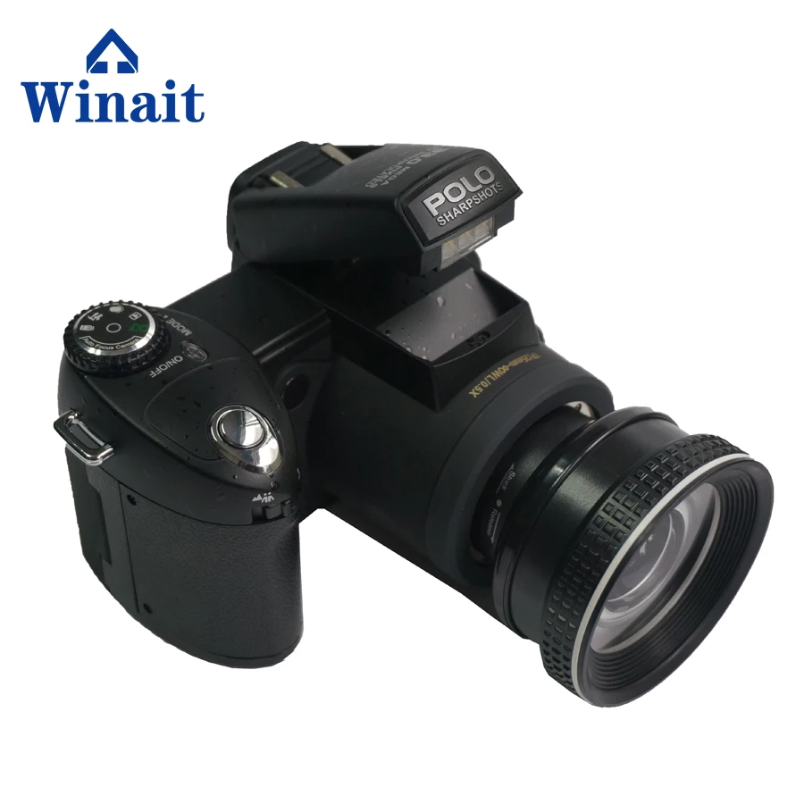 Бренд Winait Polo D7100/d7200 33MP DSLR цифровая видеокамера со сменным объективом