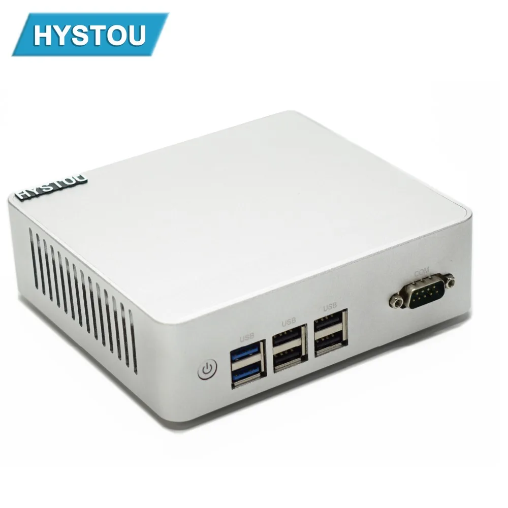 Новый Intel NUC N3160 Hystou Nano ITX PC двухканальный сетевой адаптер 2 LAN безвентиляторный