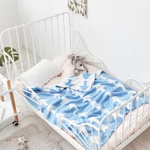 Buy Cotton Knit Baby Blanket Newborn Soft And Breathable Baby Swaddling Bath Towel Children Toddler Bedding Small Blankets 90*110cm Free Shipping
