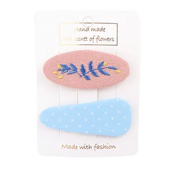 

Girl Hair Decoration Girl Hair Clip 2pcs/set Children Fashion Concise Casual All-match Dot Pattern Hair Clip