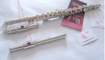 

C nickel plating bend flute flute children (double pipe head)